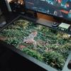 Garden Serenity Large Size Mouse Pad Large Gaming Table Cushion Nonslip Laptop Tablet Big Mousepad Xxl Mat Mini Pc Playmat With Lock Edge