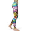 Women's Cartoon Print High Waist Yoga Leggings