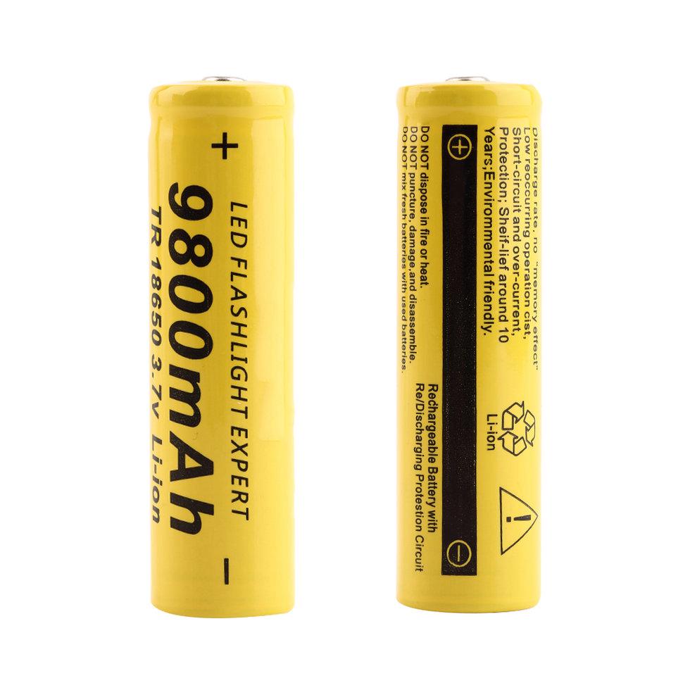 2 PCS 5800mAh Li-ion 18650-Batteries 3.7V Rechargeable Batteries /& 1 PCS Dual Smart Battery Charger For 18650 Flashlight Headlamp /& Electronic Tools