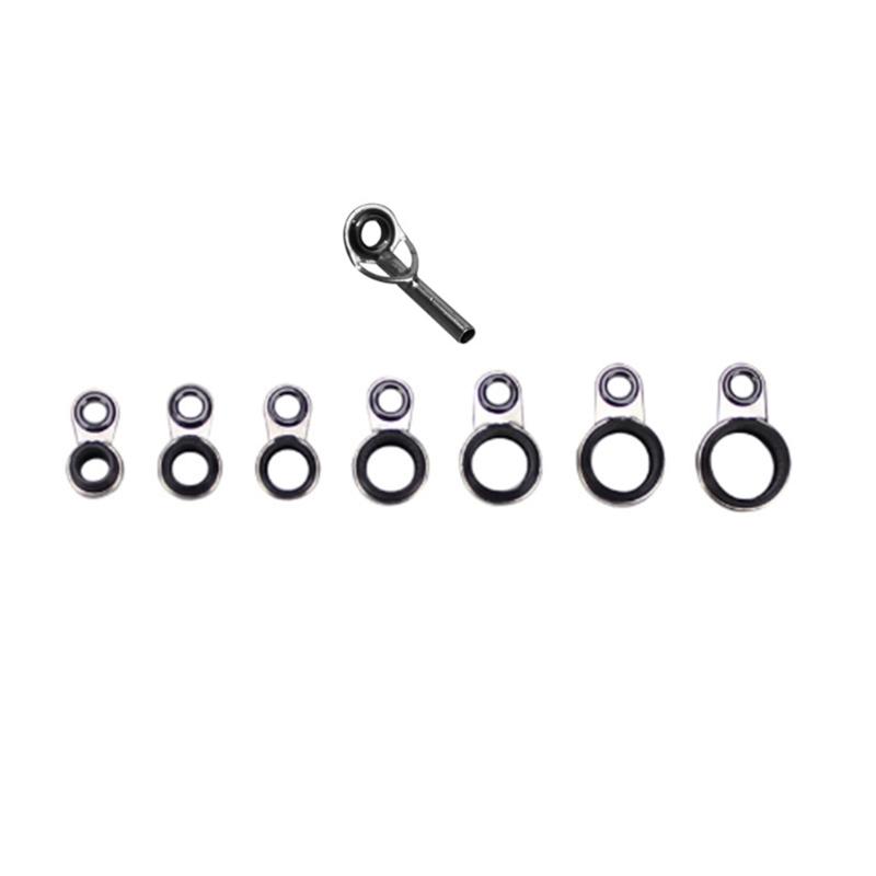 Fishing Rod Guides Set Tip Repair Set Rod Repair Set Fishing Accessories Fishing Rod Guide Rings Fishing Rod Guides Tip