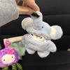Cute Fluffy Plush 3D Cartoon Elephant Earphone Case for Airpods Pro 4 3 2 1 Headset Protective Cover For Air Pods Pro 2