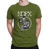 Music T-Shirt N-Nofx Novelty 100% Cotton Tee Shirt O Neck Short Sleeve T Shirts Gift Idea Clothes Unisex