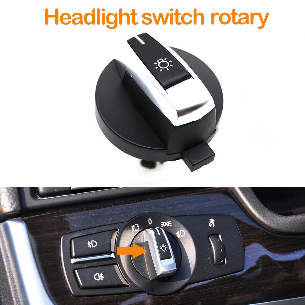 Headlight Switch Button Light Control Panel Fog Light Switch For BMW 5 6 7 Series X3 X4 F02 F10 F18 F07 F06 F25 F26 61319192744
