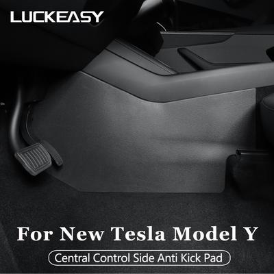 LUCKEASY for Tesla Model Y Juniper/Launch 2025 2026 Car Central Control Side Anti Kick Pad Air Outlet Anti Kick Protecive Pad