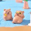 Ornamental Garden Resin Small OrnamentsSummer Capybaras Fish Tanks Aquarium Decoration Accessories