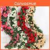 Elegant 69-head White Rose Artificial Vine For Wedding And Home Decoration