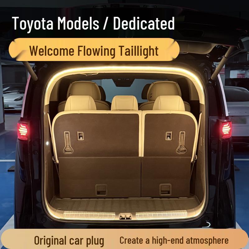 Toyota ESTIMA LED Trunk & Ambient Tailgate Flowing Welcome Light