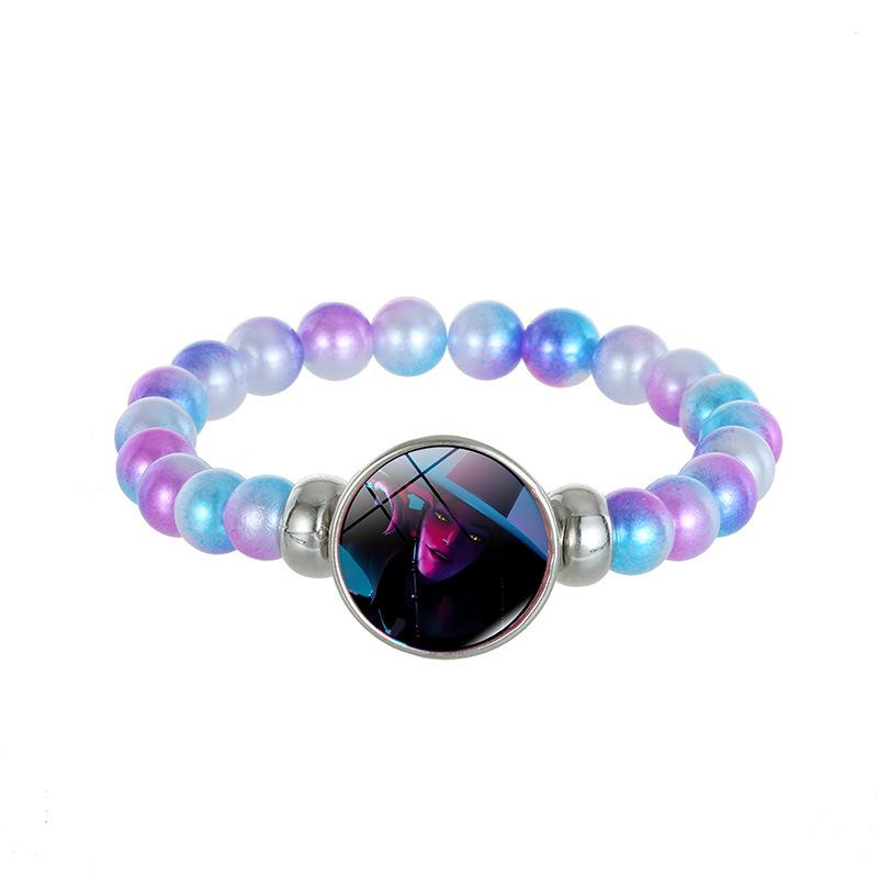 1Pc Demon Hunters K-Pop Lumi Zoe Mira Saja Boy Color Bead Bracelet