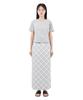 Catharsis Check Pattern Long Skirt Green One Size