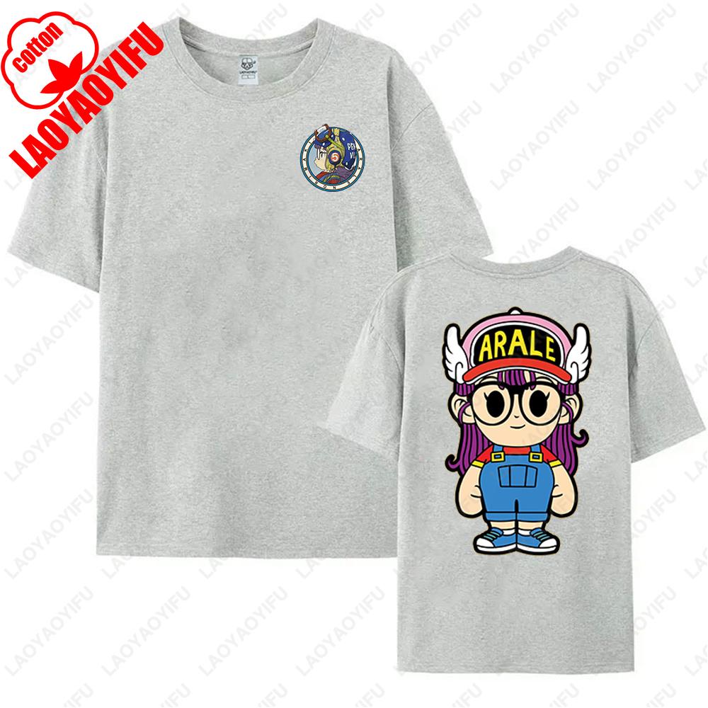 Cartoon Anime Little Girl Arale Graphic Tshirt Japanese Manga Printing Unisex Streetwear Kawaii Retro Trend Cool T Shirts Gifts