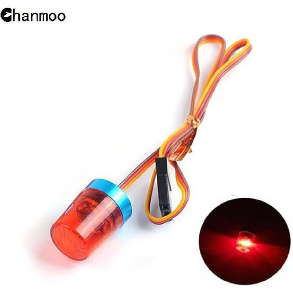 1/10 1/14 RC Car Led Flash Lights Police OD 13MM Multi-Function 360 Degree Rotating Flashing Lamp for 1:10 RC Off Road Car 1:14 Tamiya Tractor RC