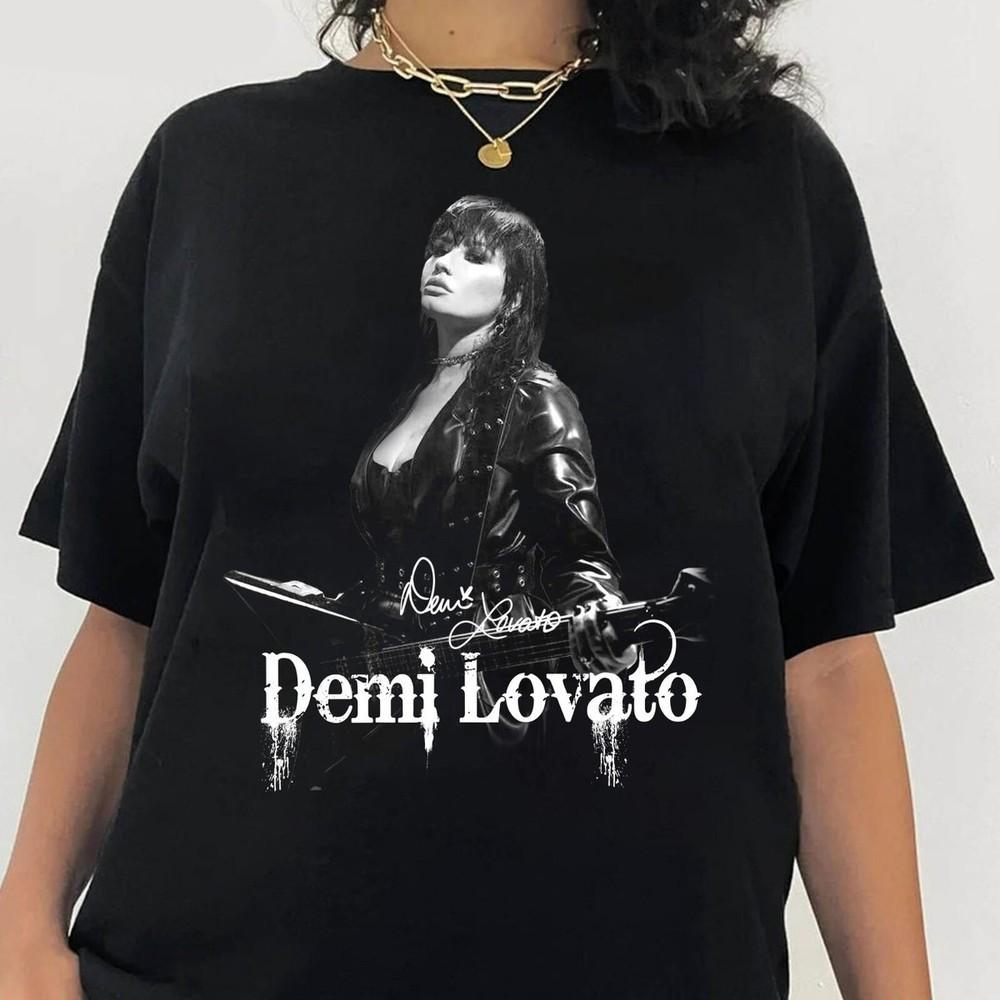 New Popular Demi Lovato Singer Signature New Rare Unisex S-235XL Shirt 1D419 Unisex T-Shirt S