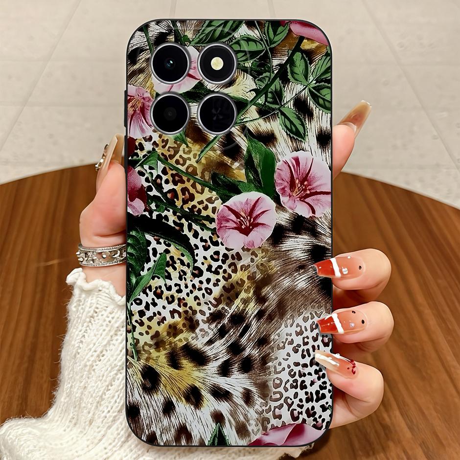 For Honor X6C X6B X6D X7D X7C Case Brilliant Flower Vintage Dyeing Anti-drop Simplicity Matte Shell For HonorX6C honorx7d Bumper