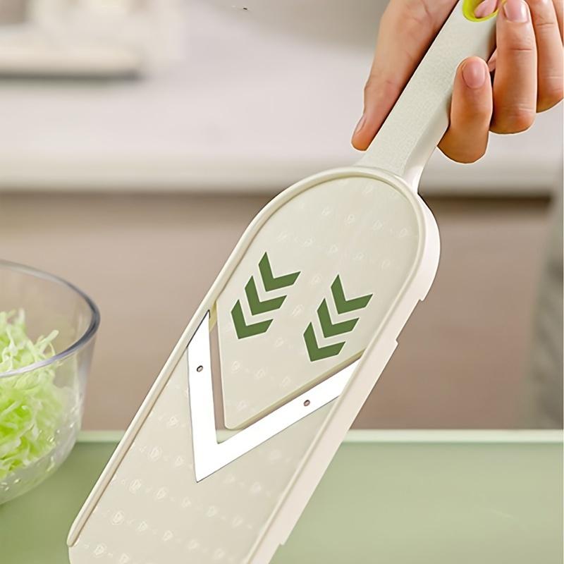[Manual Cabbage Shredder] 1pc Manual Cabbage Shredder, ABS Plastic Vegetable Slicer and Shredder, Stainless Steel Blade,Kitchen Salad Preparation Tool