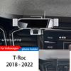 Car Phone Holder For Volkswagen T-ROC 2018-2022 GPS Special Gravity Navigation Mobile Bracket 360 Degree Rotating Mount Stand