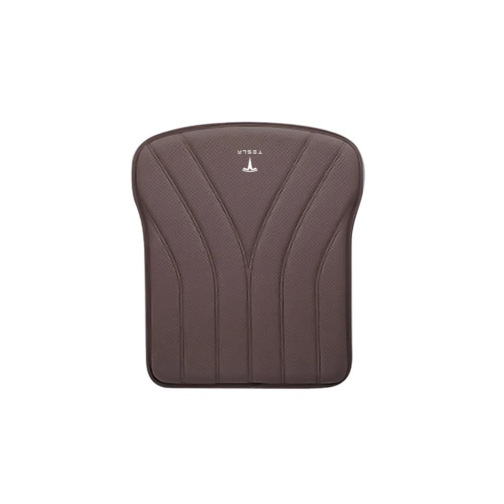 Car Sticker 2025 Hot Car Seat Pillows Lumbar Backrest Cushion Leather Seat Pads for Tesla Model 3 Y S X Roadster Juguete SpaceX