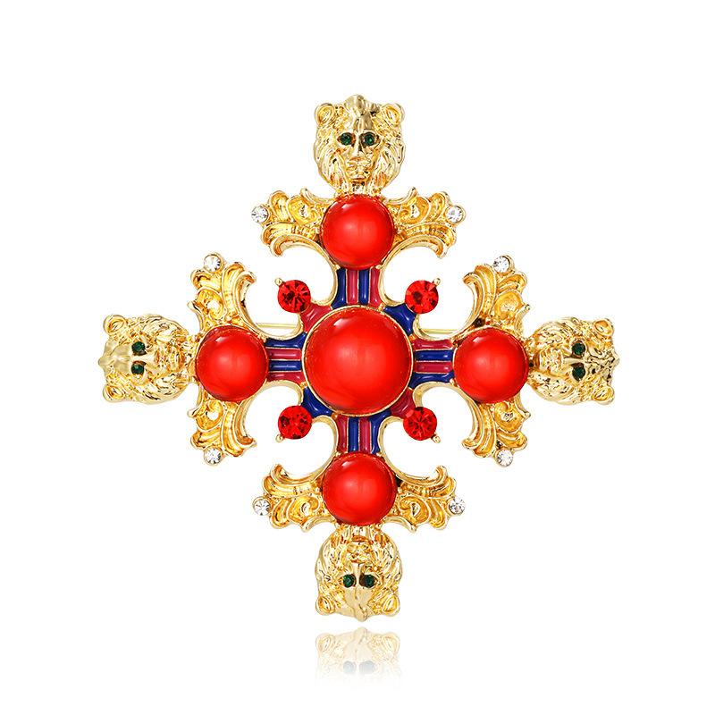 Style Brooch Retro Court Style Light Luxury High-end Fashion Atmospheric Accessories Pin Brooch Accessories