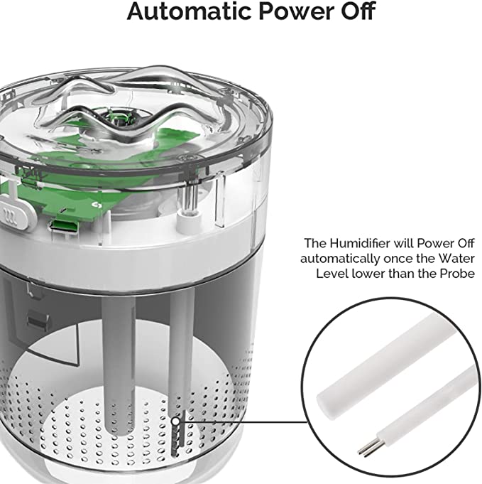 Mportable 500ml Mini Luftbefeuchter Reiniger Auto USB Aroma Ätherisches Öl Diffusor LED Licht Ultraschall Nebelerzeuger Haushaltsgerät
