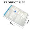 Compression Bag for Clothes, Vacuum Compression Super Capacity Sealed Compression Bag with Double Seal Technology, Sturdy Waterproof Storage Solution