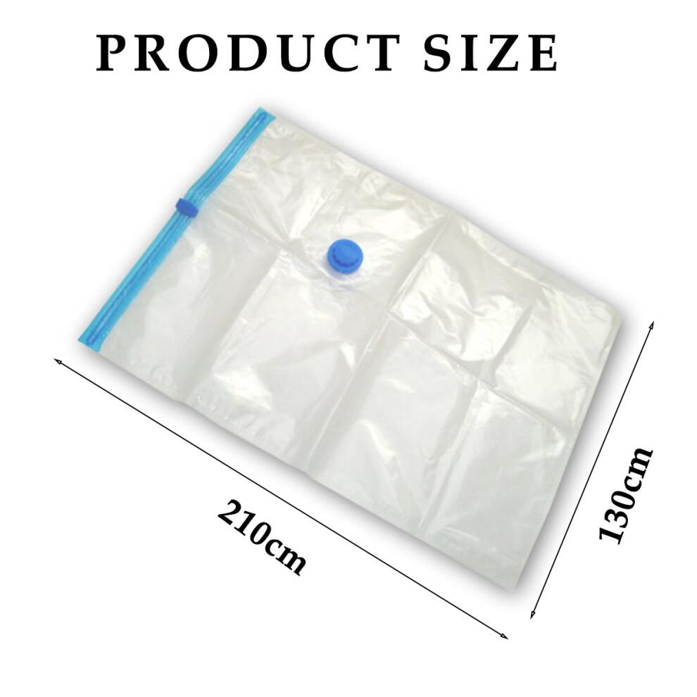 Compression Bag for Clothes, Vacuum Compression Super Capacity Sealed Compression Bag with Double Seal Technology, Sturdy Waterproof Storage Solution