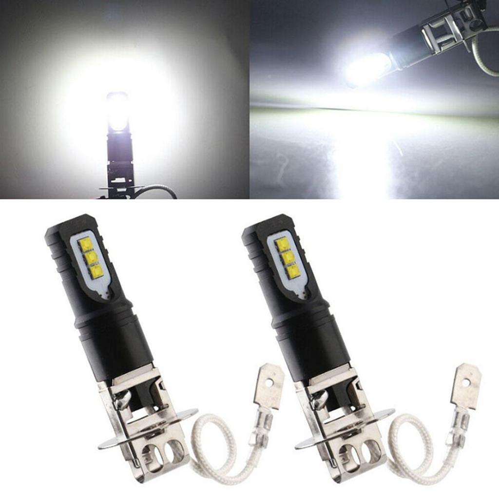 2Pcs LED Fog Lamp Bulbs H1 Bulb Indicators Fit for Car Trucks Lighting