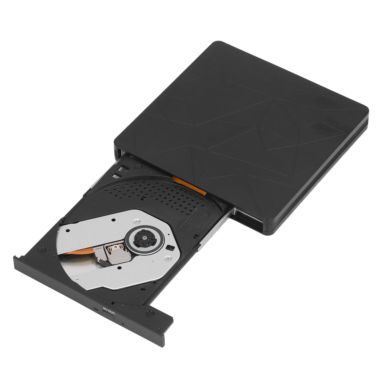 

Внешний DVD-привод USB 3.0 Портативный внешний CD DVD-привод Spider Texture для ноутбука CD ROM Burner