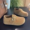 Thick-soled inner height-increasing Birkenstocks autumn new lazy ugly cute big head beautiful all-inclusive Birkenstocks