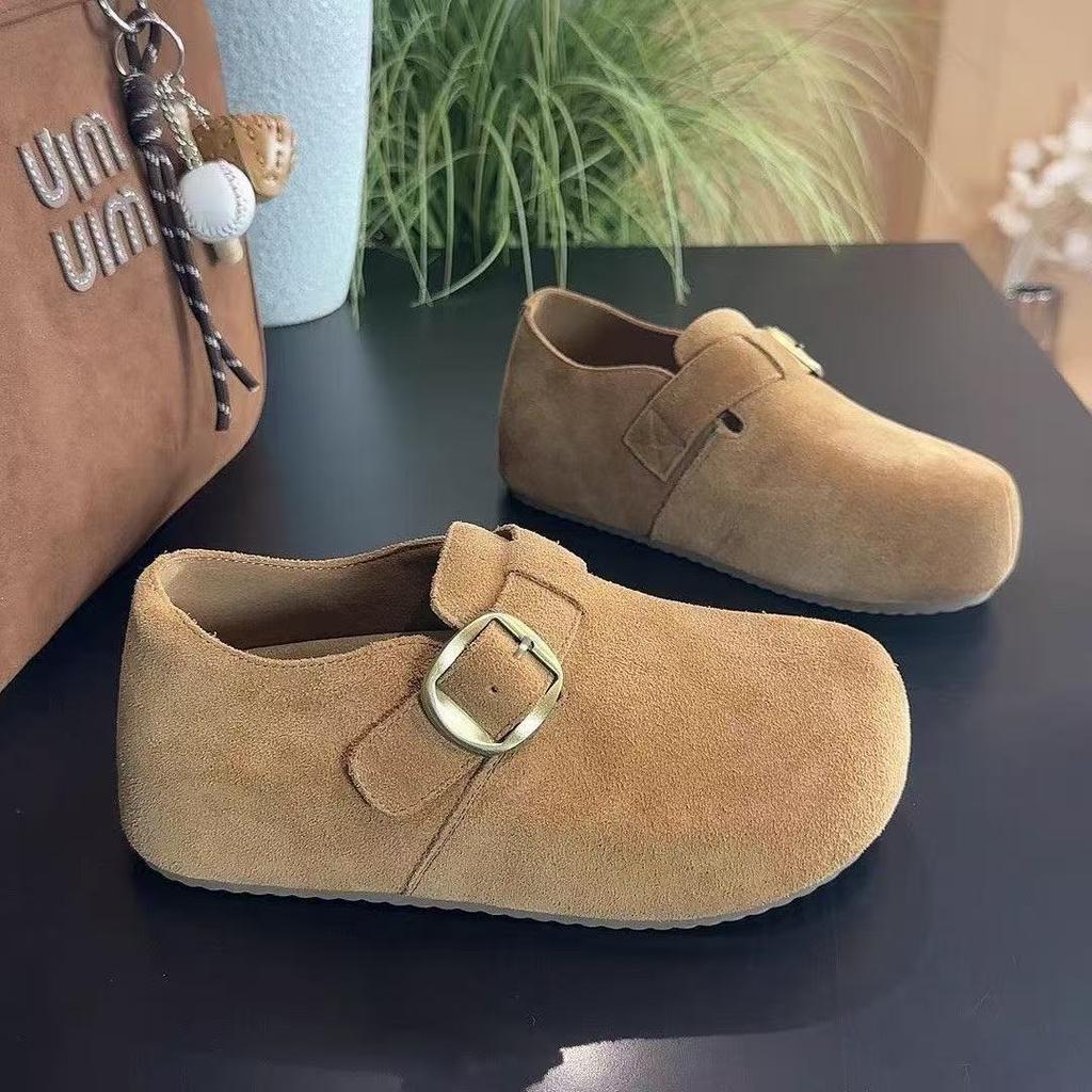 Thick-soled inner height-increasing Birkenstocks autumn new lazy ugly cute big head beautiful all-inclusive Birkenstocks