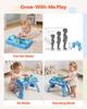 VEVOR Baby DJ Playset for Toddlers 1-3, Educational Musical Table Toys with 133 Sound Sources, Recording and LED DJ Turntable