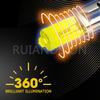 Ruiandsion 2pcs H1 Halogen Headlight Bulb Fog Lamp 100W 24V Yellow 64150 12258 Light Bulb