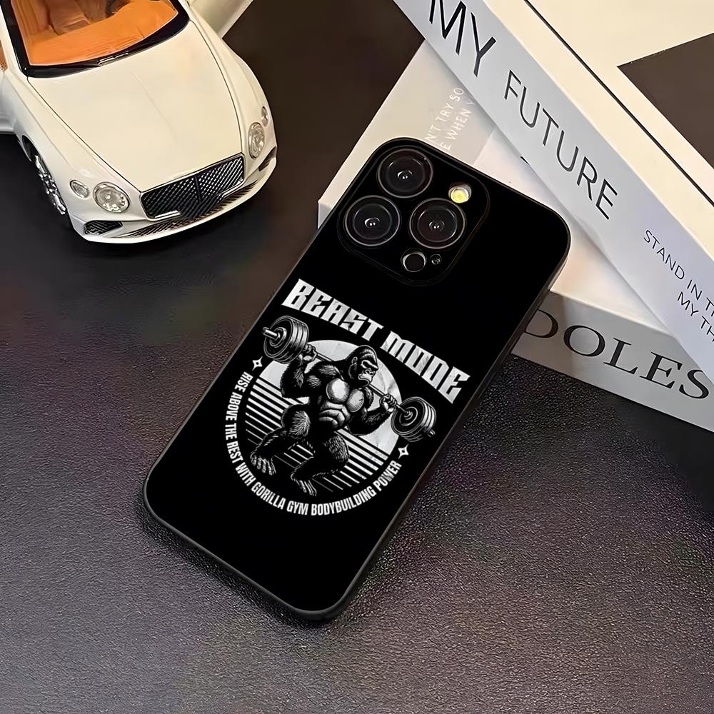 Animals Fitness Bodybuilding Phone Case For 16 Pro Max Iphone 17 Pro Max 14 15 Plus 12 13 11 Pro Xr X Xs SE Back Cover