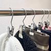 1/3/5PCS Space-Saving Clothespin Hat Pants Storage Hanging Travel Hook, Hanger Clips Towel Clips Boot Hangers for Closet