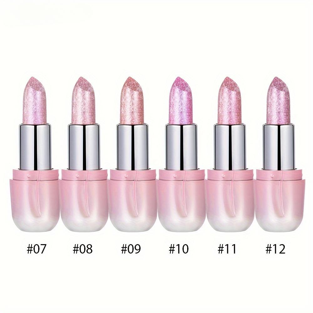 Shimmer Lipstick 6 Color Shimmer Lipstick Set | Long-Lasting Waterproof High Pigment, Radiant Shiny Finish, All Skin Types, Adult, Orange & Pink Tones