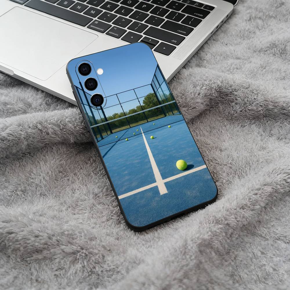 Popular Sport - Tennis Phone Case For Samsung Galaxy A73,A71 A72,A70,A53,A52,A51,Soft Silicone Black Cover