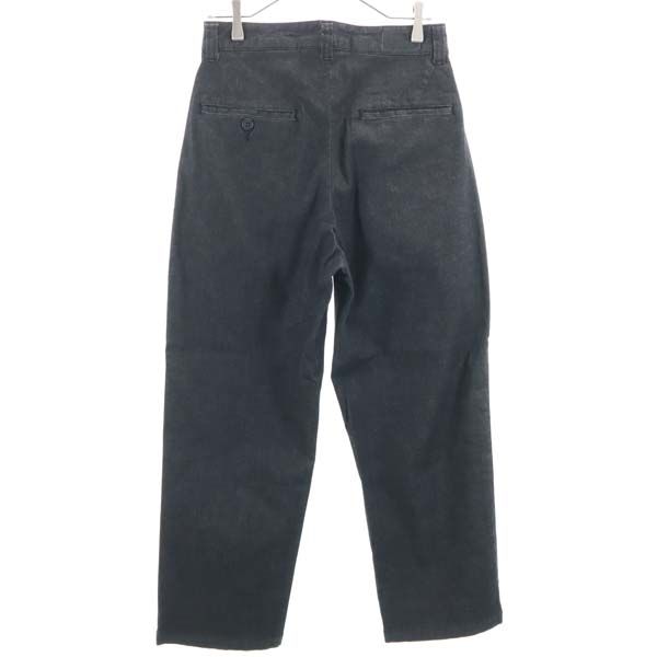 Unused Johnbull Tucked Trousers Denim Pants S Black Tapered Wide Stretch Men's Used