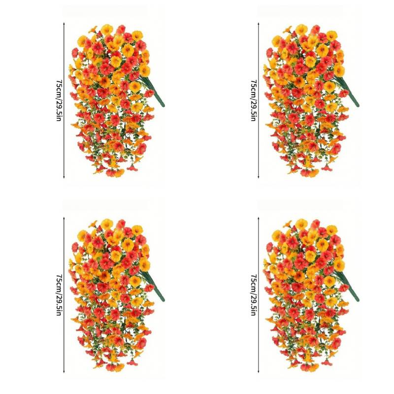 1-4pcs  Artificial Flower Plant Eucalyptus Rattan Vine Hanging Plants Home Garden Decoration Halloween Christmas Decoration 2025