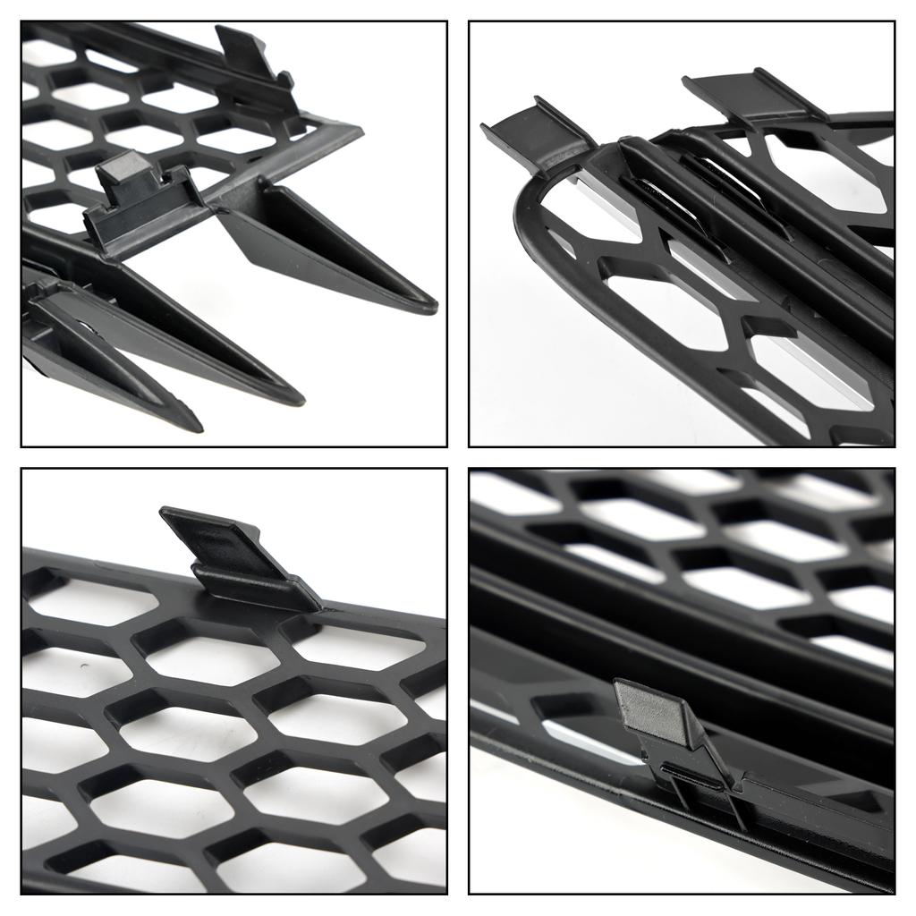2 Stück Front-Nebelscheinwerfer-Abdeckung Blende Stoßstangen-Grill Passend für A6 4G C7 2012-2015