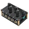 Audio Mixer 4 Input 1 Output Mini Sound Board Console Portable Passive Stereo Audio Mixer