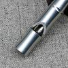 Whistle Crisp Sound Bamboo Knot Design High Hardness Survival Stainless Steel Pocket Tools Emergency Whistle Outdoor Sports