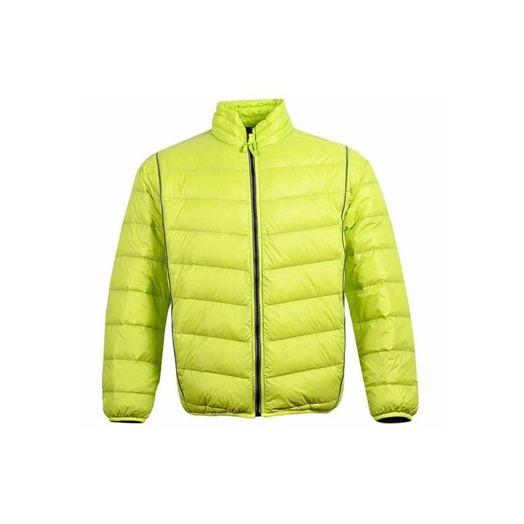 Converse Stand Collar Light Puffer Jacket Asia Sizing Fluorescent Green Men s 10020671-A01 S