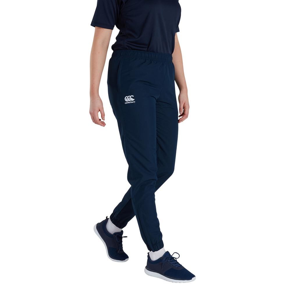 canterbury Womens/Ladies Club Plain Cuffed Tapered Jogging Bottoms