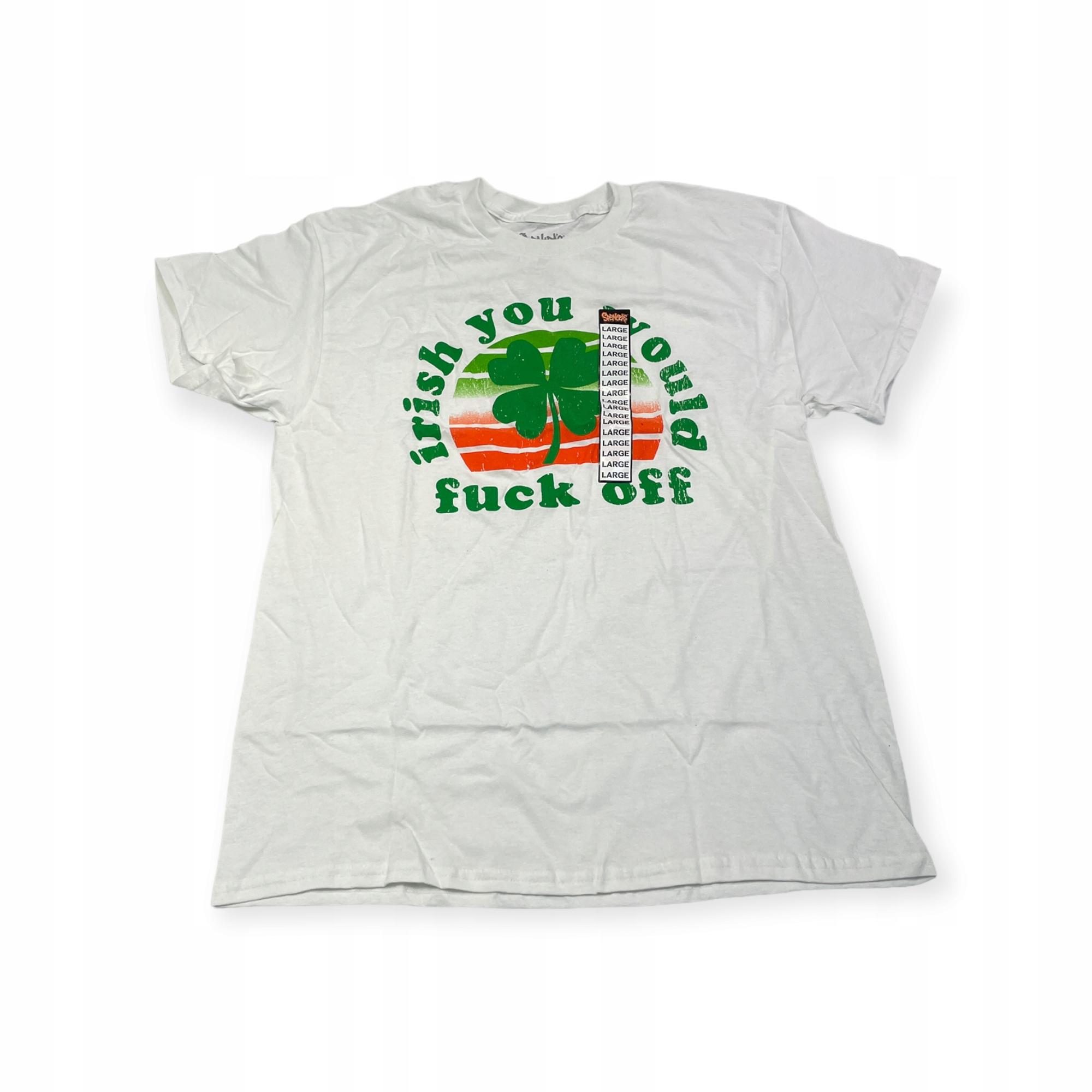 Outletup-clothes Koszulka T-shirt męski okrągły dekolt SPENCER'S L