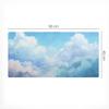 Mouse Pad for Desk, Keyboard and Laptop, Painted Clouds, 90x45 cm