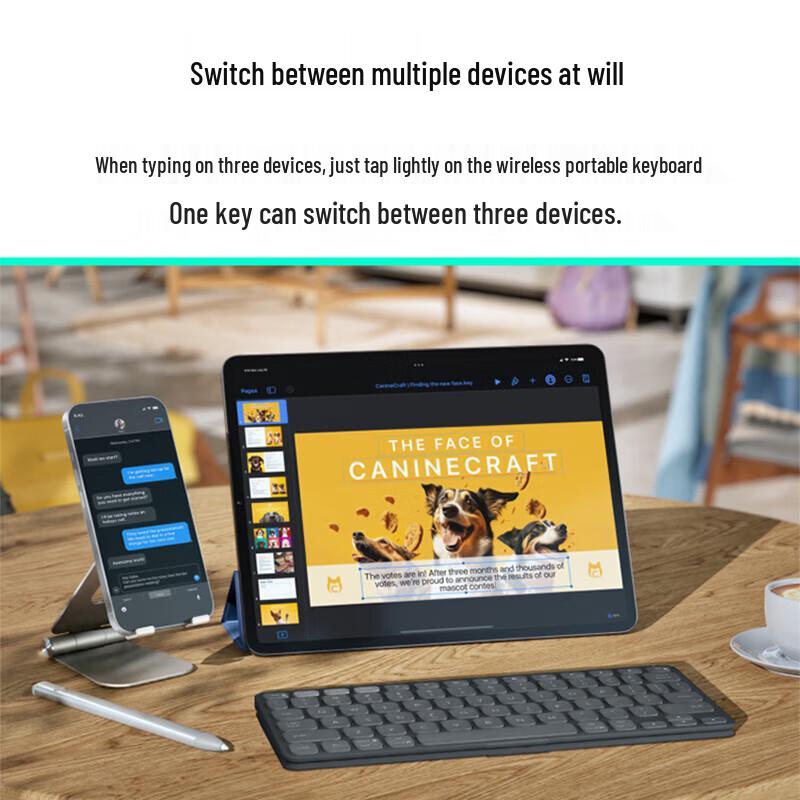 Logitech Keys To Go 2 Wireless Bluetooth Portable Keyboard