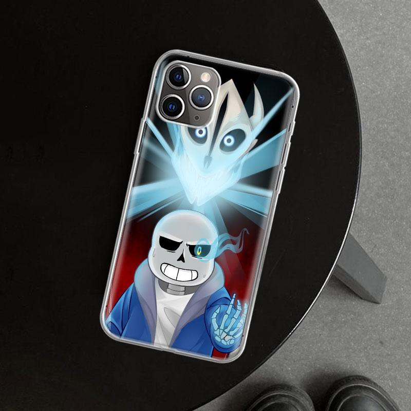 Undertale Sans Doggo Phone Case Cover For iPhone 11 12 13 Mini 14 15 Plus 16 Pro Max 17 Air 7 8 + SE Art Customized Fundas 11 12