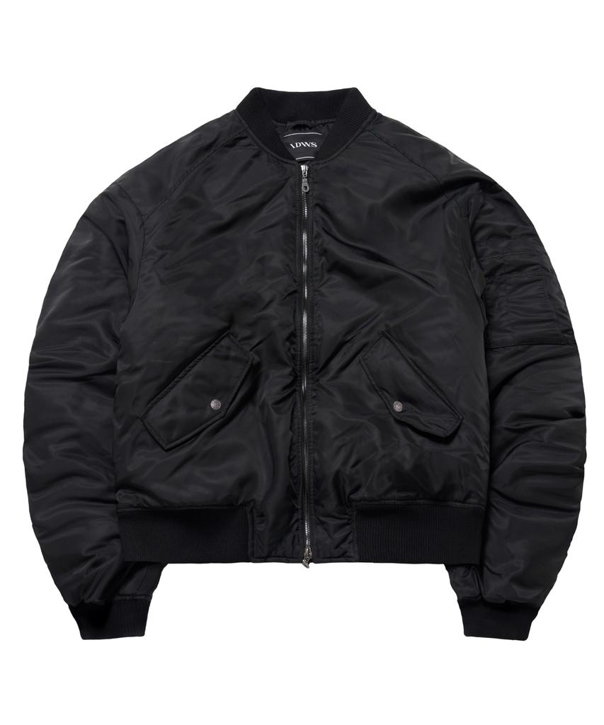 Idws Plane Shirring Ma-1 Black