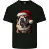 Christmas British Bulldog Union Jack Xmas Dog Kids T-shirt Childrens