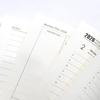 2026-2027 English Schedule Planner, A5 Size, 192 Pages/384 Pages, Daily Planner/calendar/notebook