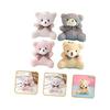 STOBOK Bear Keychain Cute Plush Bag Charm Mini Animal Pendant Hanging Decoration Small Accessories