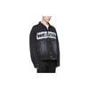 WE11DONE Denim Jackets Unisex Black Lapel Moderate Straight Fit WD-DJ1-22-325-U-WB